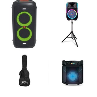 Pallet – 10 Pcs – Portable Speakers, Speakers, Powered – Customer Returns – ION Audio, JBL, ION Total, Washburn
