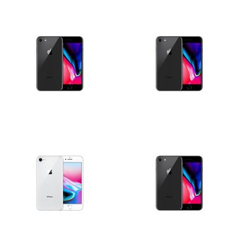 8 Pcs – Apple iPhone 8 (Unlocked) – Brand New – Models: MQ6K2LL/A, MQ6K2LL/A – TF, 3D032LL/A, MQ7G2LL/A