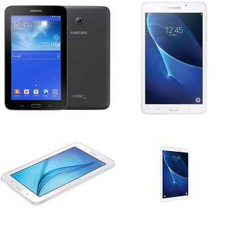 29 Pcs – Samsung Galaxy Tablets – Refurbished (GRADE C) – Models: SM-T113NYKAXAC, SM-T113NDWAXAC, SM-T280NZWAXAC, SM-T280NZKMXAR