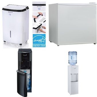 Pallet – 11 Pcs – Bar Refrigerators & Water Coolers, Humidifiers / De-Humidifiers – Customer Returns – Primo Water, Honeywell, Arctic King