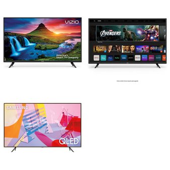 5 Pcs – LED/LCD TVs – Refurbished (GRADE C) – VIZIO, Samsung