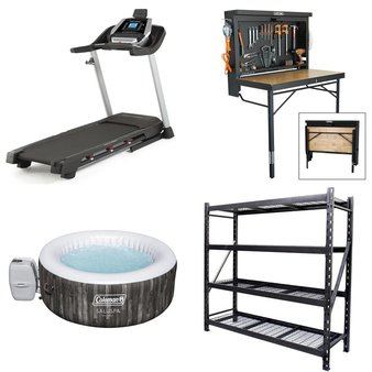 CLEARANCE! 3 Pallets – 35 Pcs – Kitchen & Dining, Hot Tubs & Saunas, Exercise & Fitness, Hunting – Customer Returns – Coleman, ZERO WATER, Ozark Trail, Crosman