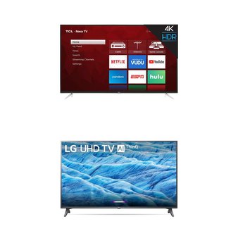 10 Pcs – LED/LCD TVs (46″ – 55″) – Refurbished (GRADE A, GRADE B) – TCL, LG