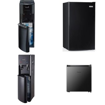 Pallet – 6 Pcs – Bar Refrigerators & Water Coolers, Refrigerators, Freezers – Customer Returns – Igloo, Primo, Primo Water, HISENSE