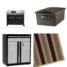 Pallet - 9 Pcs - Rugs & Mats, Humidifiers / De-Humidifiers, Patio & Outdoor Lighting / Decor, Sheets, Pillowcases & Bed Skirts - Customer Returns - ONLINE, Sunpentown, Expert Grill, Hotel Style