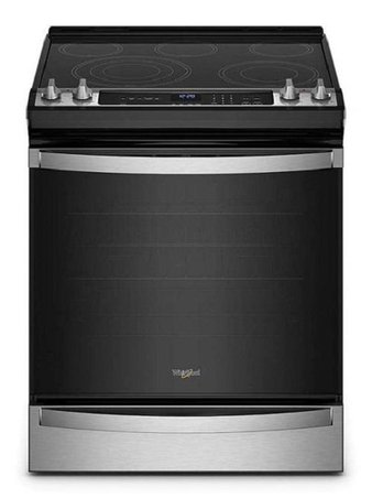 Pallet – 1 Pcs – Ovens / Ranges – WHIRLPOOL – Whirlpool WEE745H0LZ 6.4 cu. ft. Single Oven Electric Range with Air Fry Oven in Fingerprint Resistant Stainless Steel