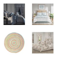 6 Pallets - 222 Pcs - Rugs & Mats, Bedding Sets, Comforters & Duvets, Blankets, Throws & Quilts - Mixed Conditions - Unmanifested Home, Window, and Rugs, Madison Park, Madison Park Essentials, Waverly