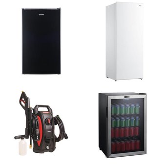 Pallet – 8 Pcs – Refrigerators, Pressure Washers, Freezers – Customer Returns – Galanz, Hyper Tough, Arctic King, HISENSE