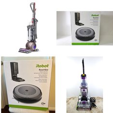 Pallet - 12 Pcs - Vacuums - Damaged / Missing Parts / Tested NOT WORKING - Bissell, iRobot Roomba, Dyson, iRobot