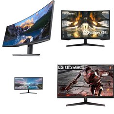 Pallet - 23 Pcs - Monitors - Damaged / Missing Parts / Tested NOT WORKING - Samsung, LG, HP, Asus
