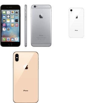 CLEARANCE! 4 Pcs – Apple iPhones – Refurbished (GRADE D – Unlocked) – Models: MG5W2LL/A, MT5C2LL/A, 3D830LL/A