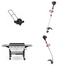 Pallet - 12 Pcs - Trimmers & Edgers, Other, Grills & Outdoor Cooking, Mowers - Customer Returns - Hyper Tough, Ozark Trail, Mm