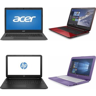 49 Pcs – Laptop Computers – Refurbished (GRADE C) – HP, ACER, DELL, Asus