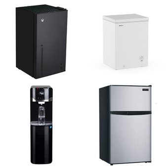 Pallet – 8 Pcs – Bar Refrigerators & Water Coolers, Refrigerators, Freezers – Customer Returns – Galanz, HISENSE, Xbox, Thomson