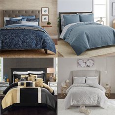 Flash Sale! 2 Pallets – 46 Pcs – Bedding, Comforters & Duvets – Like New – Madison Park, Better Trends, Private Label Home Goods, Chic Home