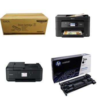 Pallet – 75 Pcs – Cordless / Corded Phones, Ink, Toner, Accessories & Supplies – Open Box Customer Returns – VTECH, HP, Canon, Xerox