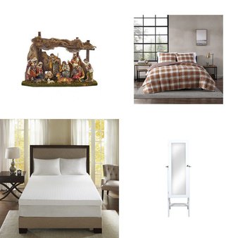12 Pallets – 2432 Pcs – Curtains & Window Coverings, Rugs & Mats, Decor, Sheets, Pillowcases & Bed Skirts – Like New or New Customer Returns – JC Penney