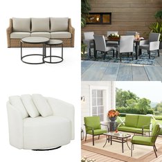 Flash Sale! 3 Pallets – 18 Pcs – Living Room, Office, Bedroom, Patio – Overstock – Mainstays, Better Homes & Gardens