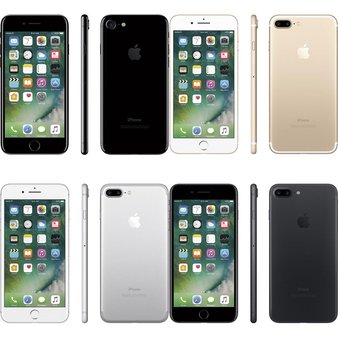 90 Pcs – Apple iPhone 7 – Refurbished (GRADE B – Unlocked) – Models: MN8W2LL/A, MNQK2LL/A, MN492LL/A, 3C368LL/A – Smartphones