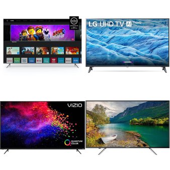 5 Pcs – LED/LCD TVs – Refurbished (GRADE A, No Stand) – VIZIO, Onn, LG, HITACHI