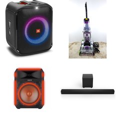 Pallet – 12 Pcs – Portable Speakers, Vacuums, Speakers – Customer Returns – Monster, Bissell, VIZIO, JBL