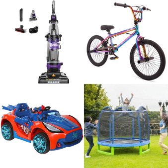 2 Pallets – 19 Pcs – Vehicles, Cycling & Bicycles, Vacuums, Trampolines – Overstock – Spider-Man, Huffy, Hyper