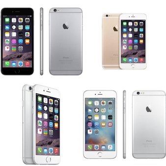 7 Pcs – Apple iPhone 6 Plus – Refurbished (GRADE A – Unlocked) – Models: MGCW2LL/A, MGAP2LL/A, MGCM2LL/A, MG9N2CL/A