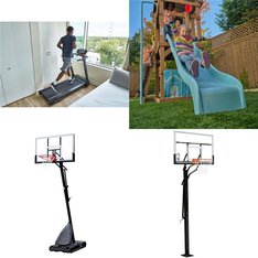 Pallet - 4 Pcs - Outdoor Sports, Exercise & Fitness, Outdoor Play - Customer Returns - NBA, ECHELON, KidKraft, Spalding