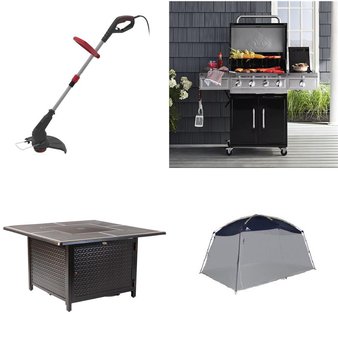 Pallet – 7 Pcs – Patio & Outdoor Lighting / Decor, Trimmers & Edgers, Other, Grills & Outdoor Cooking – Customer Returns – Hyper Tough, Member’s Mark, Ozark Trail, Members Mark