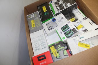 1 Parcel Box – 103 Pcs – Cases, Batteries & Chargers, Other – OPEN BOX UNTESTED RETURNS – Walmart