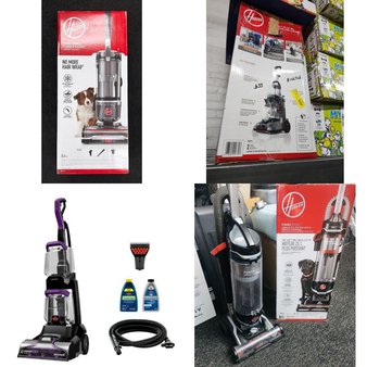 Pallet – 14 Pcs – Vacuums, Accessories – Customer Returns – Hoover, Dirt Devil, Bissell Homecare, Bissell