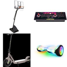 Pallet - 9 Pcs - Outdoor Play, Powered, Game Room, Vehicles, Trains & RC - Customer Returns - NBA, Jetson, Dichroic Cat Electronic, Hot Wheels