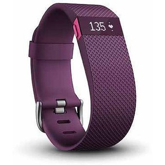 5 Pcs – Refurbished Fitbit 8122967 Charge HR – Small – Plum (GRADE A, GRADE B) – Smartwatches