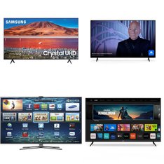 6 Pallets – 46 Pcs – LED/LCD TVs – Refurbished (GRADE A, GRADE B) – Samsung, TCL, Onn, LG
