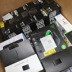 1 Parcel Box - 28 Pcs - Audio Headsets - OPEN BOX UNTESTED RETURNS - Walmart