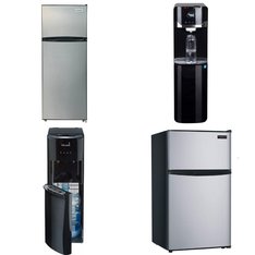 Pallet - 8 Pcs - Bar Refrigerators & Water Coolers, Refrigerators, Freezers - Customer Returns - Primo Water, Great Value, Thomson, Frigidaire