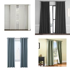 CLEARANCE! Pallet - 305 Pcs - Curtains & Window Coverings, Earrings, Decor, Bath - Mixed Conditions - Private Label Home Goods, Sun Zero, Fieldcrest, Eclipse