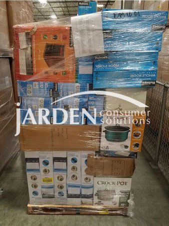 Jarden – Pallet – 60 Pcs – Brand New Home Appliances (Damaged Packaging) – Mr. Coffee, Holmes, Crock-Pot, Foodsaver