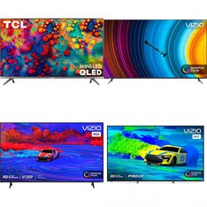 64 Pcs – LED/LCD TVs – Refurbished (GRADE A, GRADE B) – VIZIO, Samsung, TCL, LG