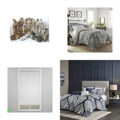 3 Pallets - 201 Pcs - Rugs & Mats, Curtains & Window Coverings, Sheets, Pillowcases & Bed Skirts, Bedding Sets - Like New or New Customer Returns - JC Penney