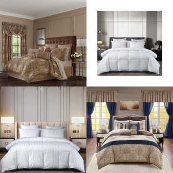 6 Pallets – 231 Pcs – Bedding Sets, Pillows, Decorations & Favors, Kitchen & Dining – Like New or New Customer Returns – JC Penney