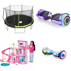 Pallet - 9 Pcs - Powered, Dolls, Trampolines, Outdoor Play - Customer Returns - Jetson, KidKraft, Little Tikes, Barbie