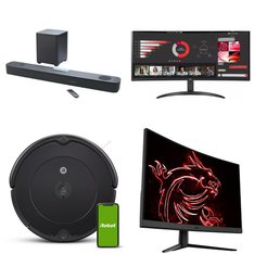 CLEARANCE! Pallet - 35 Pcs - Humidifiers / De-Humidifiers, Monitors, Speakers, Power Tools - Customer Returns - Honeywell, LG, onn., MSI