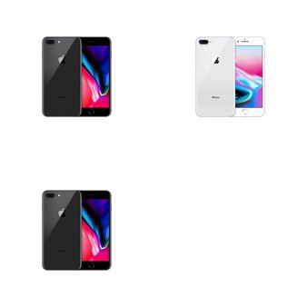 5 Pcs – Apple iPhone 8 – Refurbished (GRADE C – Unlocked) – Models: MQ8D2LL/A, MQ8U2LL/A, MQ8G2LL/A