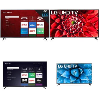 60 Pcs – LED/LCD TVs – Refurbished (BRAND NEW, GRADE A, GRADE B) – LG, TCL, VIZIO, ELEMENT