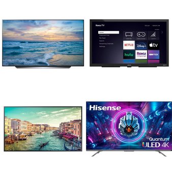 Flash Sale! 6 Pcs – LED/LCD TVs (48″ – 85″) – Refurbished (GRADE A, GRADE B) – Samsung, Element Electronics, LG, HISENSE