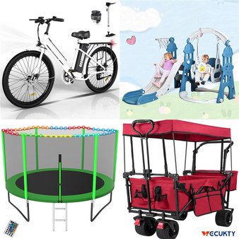 Pallet – 9 Pcs – Outdoor Play, Gardening Hand Tools, Game Room, Mowers – Customer Returns – Vecukty, WUBEN, JORUGUNA, PowerSmart