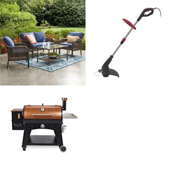 Pallet – 3 Pcs – Grills & Outdoor Cooking, Trimmers & Edgers, Patio – Customer Returns – Pit Boss, Hyper Tough, Mainstays