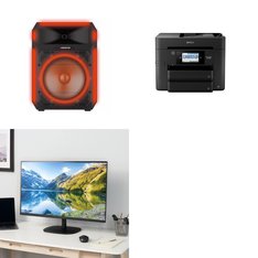 Pallet - 14 Pcs - Portable Speakers, Monitors, Inkjet - Customer Returns - Monster, onn., EPSON