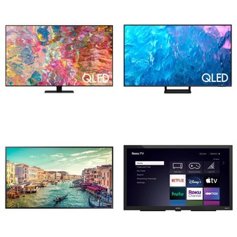 Flash Sale! 6 Pcs – LED/LCD TVs (48″ – 85″) – Refurbished (GRADE A, GRADE B) – Samsung, VIZIO, Element Electronics